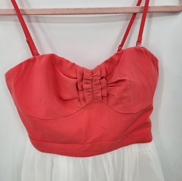 Minuet Embroidered Pink Cocktail Mini Women Medium Preppy Sleeveless Dress - Picture 5 of 10